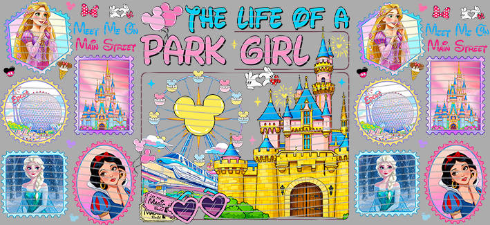 16oz Disney style-D-1524